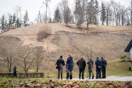 Ogled saniranih plazov v Košišah in izvajanje sanacije v Lanišah (3)